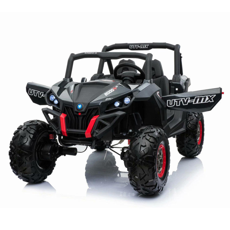 Buggy électrique enfant 12V 2 Places, Blanc