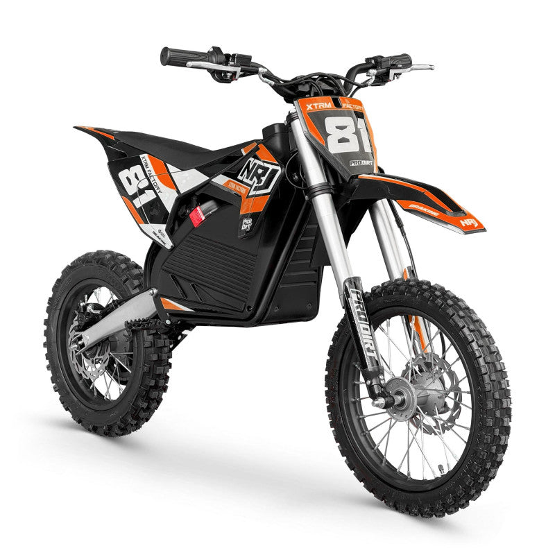 Dirt bike enfant électrique 2000W NRJ 14/12 Orange