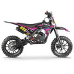 Moto pocket 50cc pour enfant MX STORM Rose