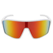 Lunettes de soleil miroir Red Bull Daft Blanc Brillant écran miroir orange