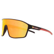 Lunettes de soleil Red Bull Daft Noir Mat écran miroir orange