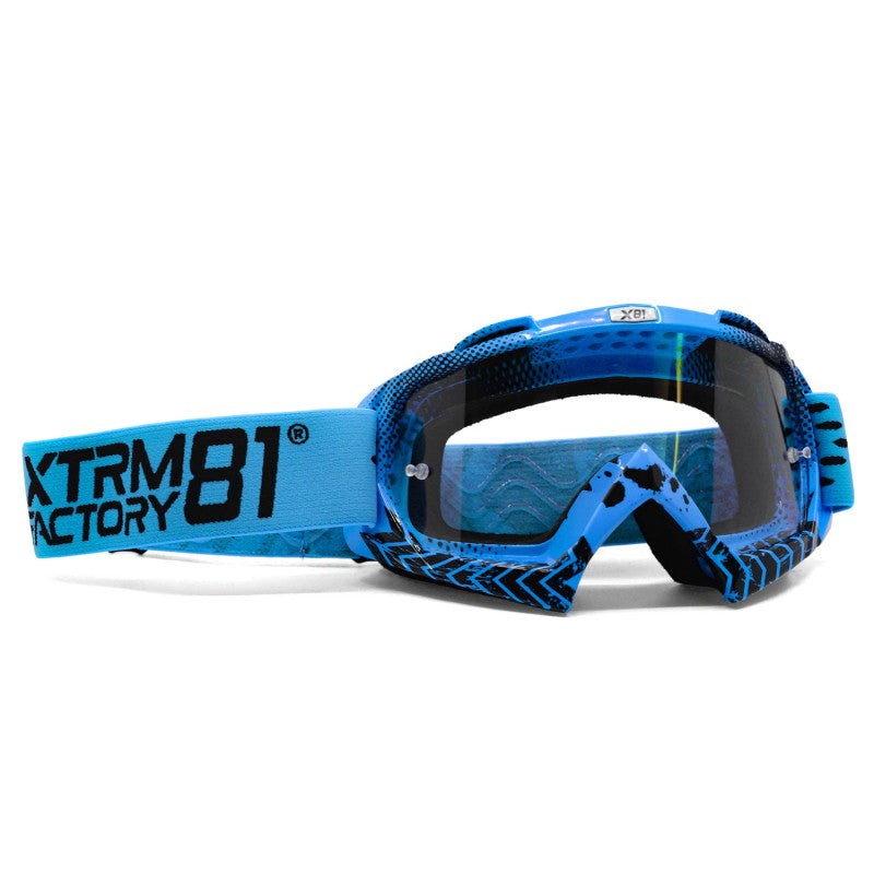 Masque cross clair enfant/adulte XTRM FACTORY 81, Rouge