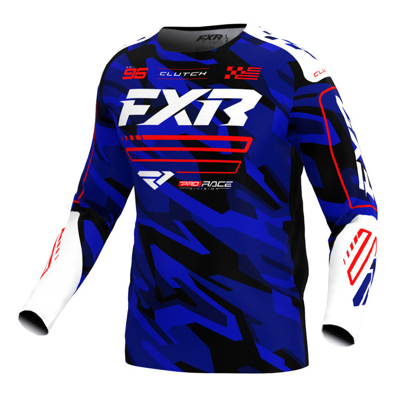 Maillot cross FXR 2025 Adulte Clutch Bleu, XL