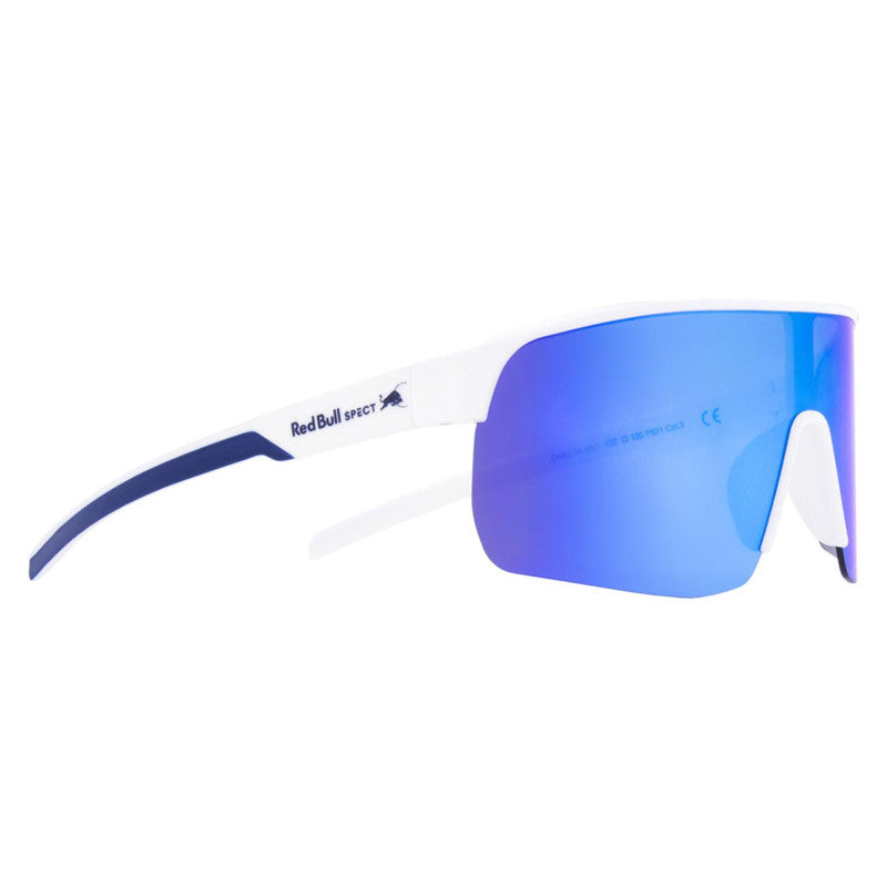 Lunettes de soleil miroir Red Bull Dakota Blanc Brillant écran miroir bleu