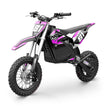 Dirt bike enfant électrique lithium 1000W NRJ 12/10 Rose