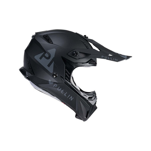 Casque moto cross PULL IN Solid Noir, S