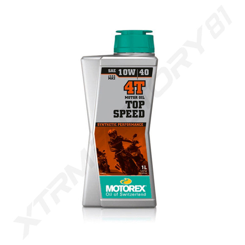 HUILE MOTOREX TOP SPEED 4T 10W40 1L