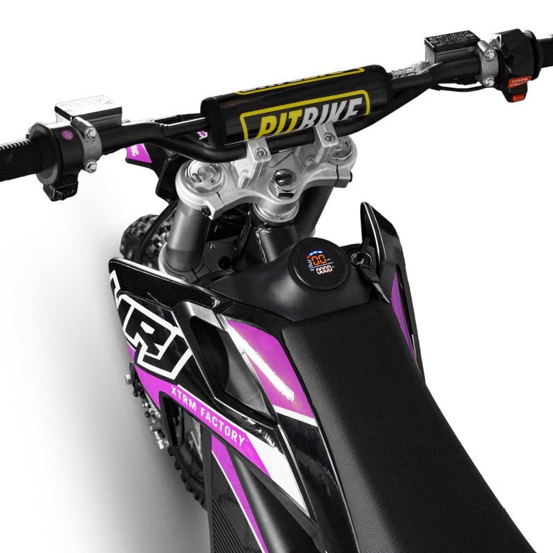 Motocross électrique NRJ 5000WATTS - 72V30AH - 17/14 - ROSE