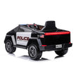 Voiture électrique enfant 12V, Tesla Cybertruck Police