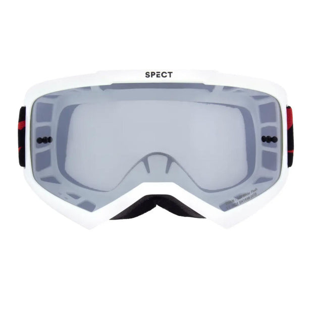 Masque cross RED BULL EVAN Blanc Brillant écran iridium