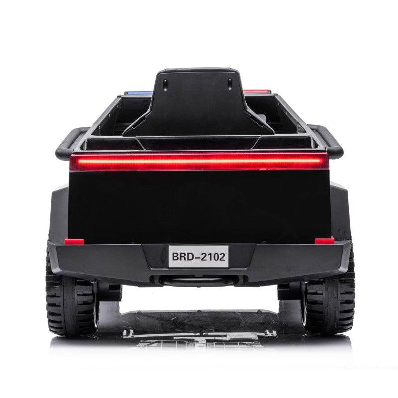 Voiture électrique enfant 12V, Tesla Cybertruck Police