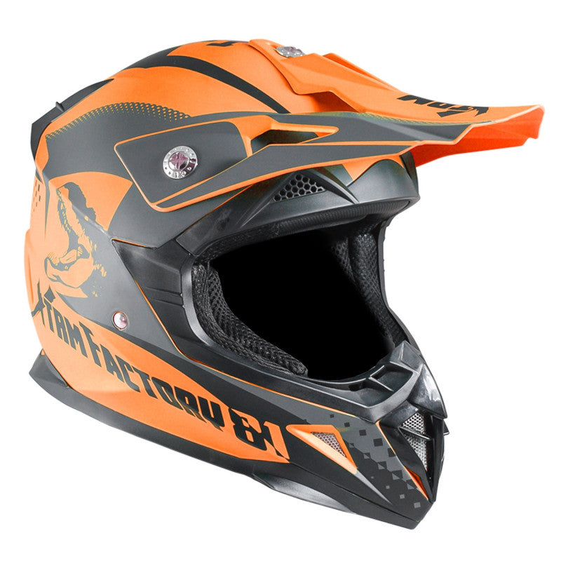Casque moto enfant XTRM 81, Rose, L KID 51-52cm