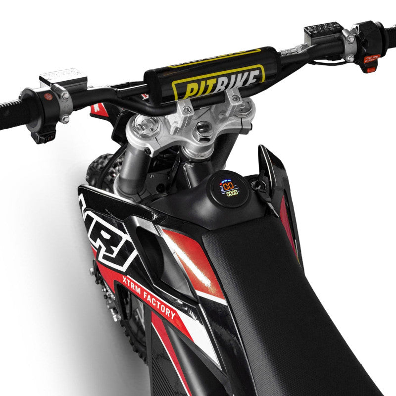 Motocross électrique NRJ 5000WATTS - 72V30AH - 17/14 - ROUGE