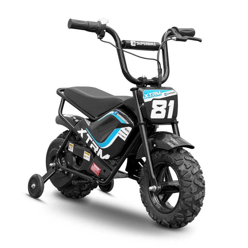 Mini moto électrique pour enfant 250W E.SUPERBIKE BLEU