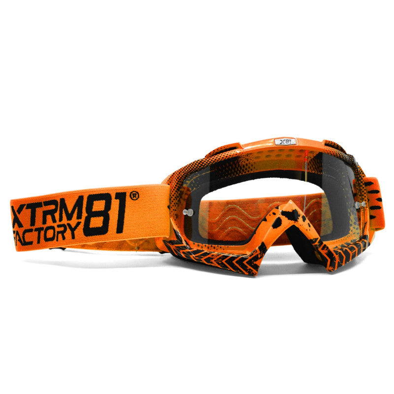 Masque cross clair enfant/adulte XTRM FACTORY 81, Vert