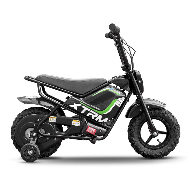 Moto enfant électrique 250W E.SUPERBIKE VERTE