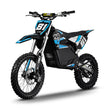 Motocross électrique NRJ 5000WATTS - 72V30AH - 17/14 - BLEU