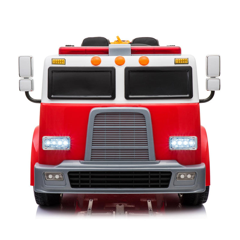 MINI CAMION POMPIER US avec pistolet à eau et pneu souple