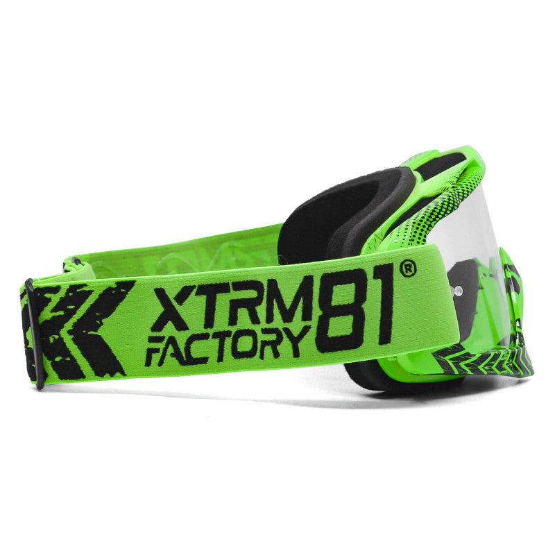 Masque cross clair enfant/adulte XTRM FACTORY 81, Orange