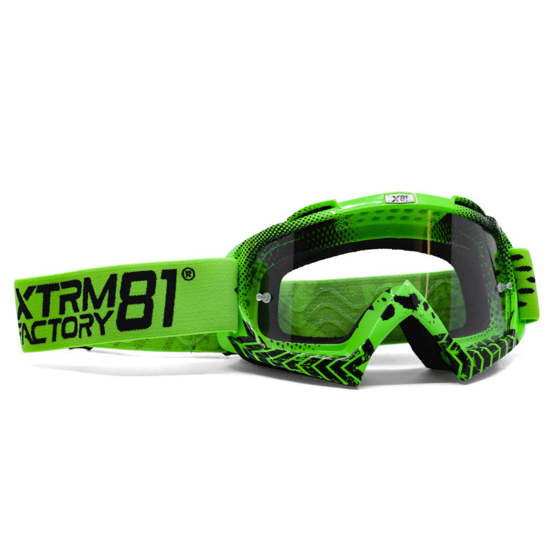 Masque cross clair enfant/adulte XTRM FACTORY 81, Rouge