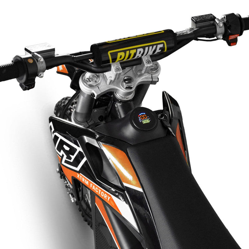 Motocross électrique NRJ 5000WATTS - 72V30AH - 17/14 - ORANGE