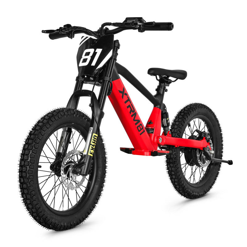 Draisienne électrique pour enfant 36V 500W DX 18 ROUGE