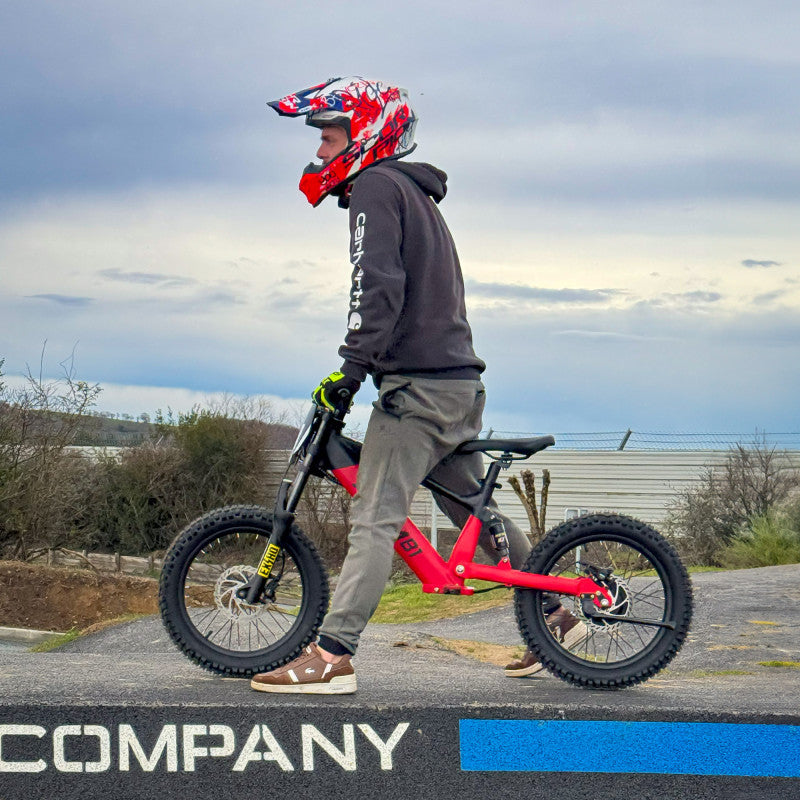 Draisienne électrique pour enfant 36V 500W DX 18 ROUGE