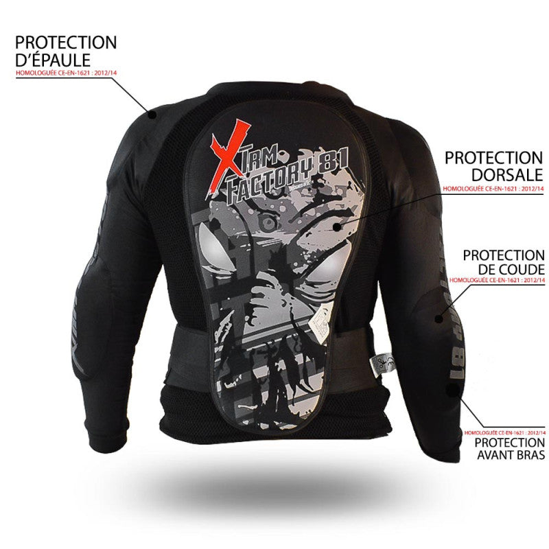 Gilet de protection adulte homologué XTRM FACTORY 81, XS