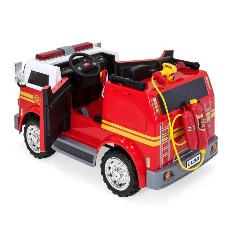 MINI CAMION POMPIER US avec pistolet à eau et pneu souple