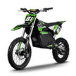 Motocross électrique NRJ 5000WATTS - 72V30AH - 17/14 - VERT
