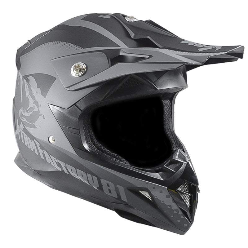 Casque moto enfant XTRM 81, Noir, XL KID 53-54cm