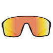 Lunettes de soleil Red Bull Daft Noir Mat écran miroir orange