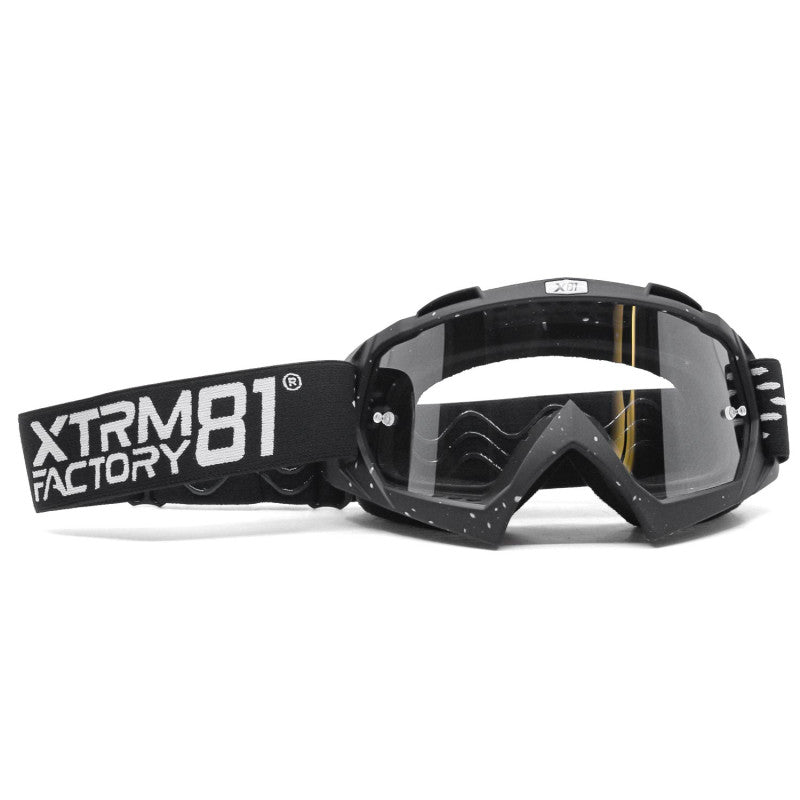 Masque cross clair enfant/adulte XTRM FACTORY 81, Jaune