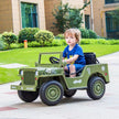 Voiture mini JEEP 12V 1 place, Vert
