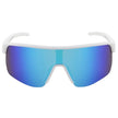 Lunettes de soleil miroir Red Bull Dakota Blanc Brillant écran miroir bleu
