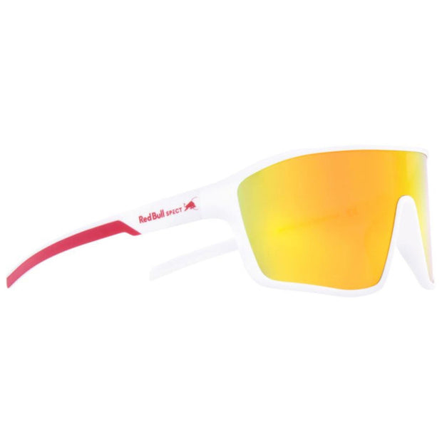 Lunettes de soleil miroir Red Bull Daft Blanc Brillant écran miroir orange
