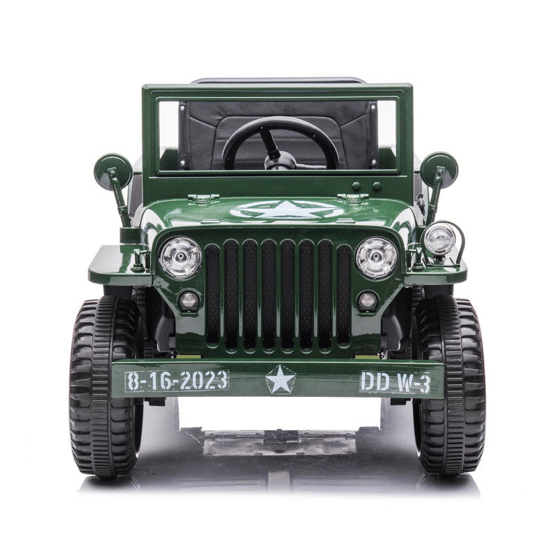 Voiture mini JEEP 12V 1 place, Vert