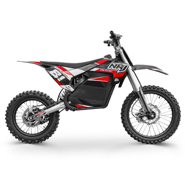 Motocross électrique 5000W 19/16" NRJ (2025), Bleu
