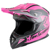 Casque moto enfant XTRM 81, Rose, L KID 51-52cm